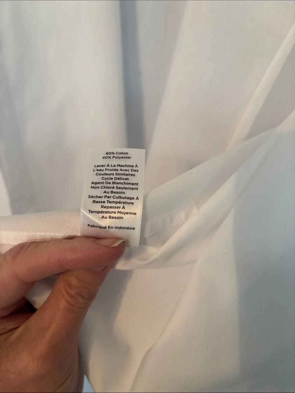 Talbots Classic White Button-Down Shirt - Picture 5 of 6